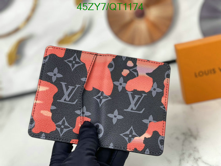 LV Bag-(4A)-Wallet- Code: QT1174 $ 59USD