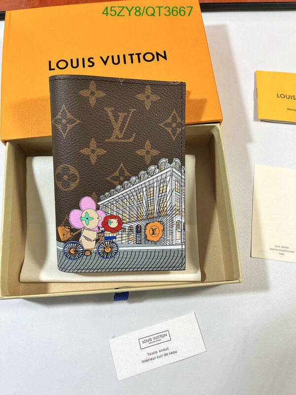 LV Bag-(4A)-Wallet- Code: QT3667 $ 59USD