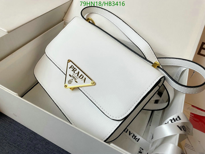 Prada Bag-(4A)-Diagonal- Code: HB3416 $ 103USD