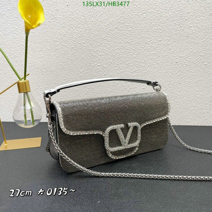 Valentino Bag-(4A)-LOC-V Logo ,Code: HB3477,$ 176USD