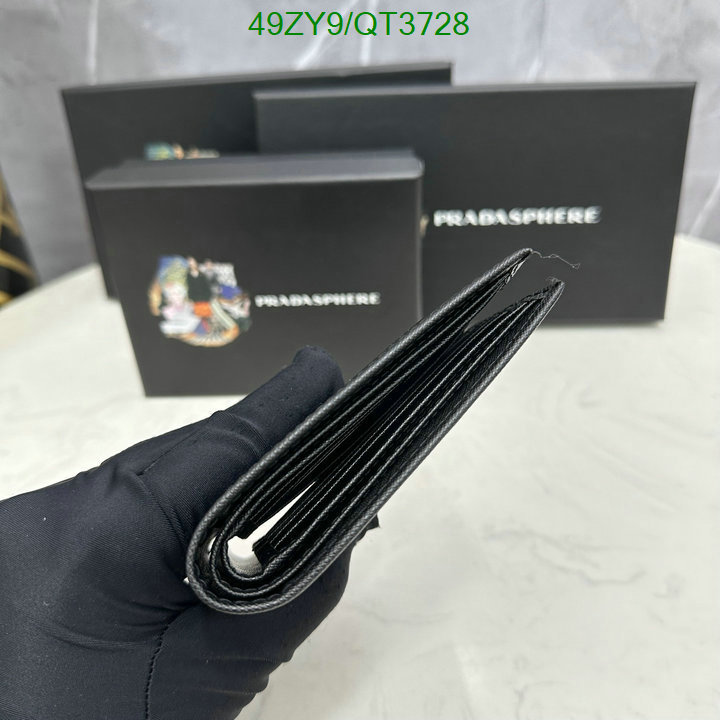 Prada Bag-(4A)-Wallet- Code: QT3728 $ 64USD