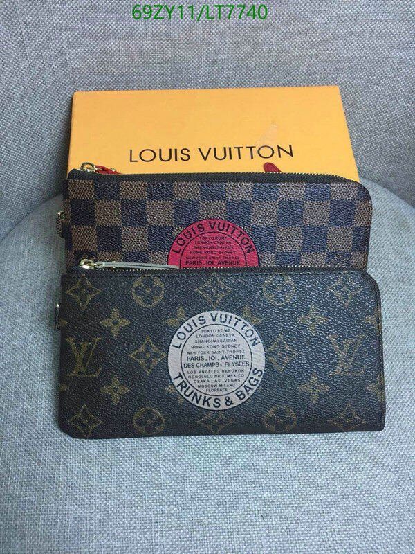 LV Bags-(4A)-Wallet-,Code: LT7740,$ 90USD