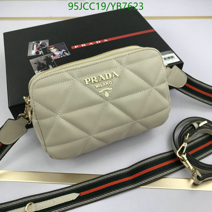 Prada Bag-(4A)-Diagonal-,Code: YB7623,$ 124USD