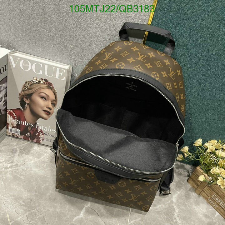 LV Bag-(4A)-Backpack- Code: QB3183 $ 137USD