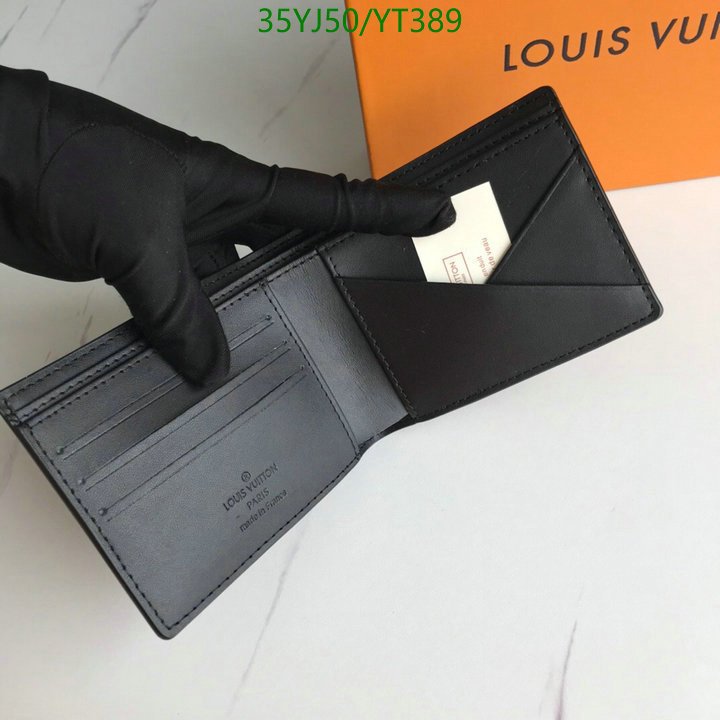 LV Bags-(4A)-Wallet-,Code: YT389,$ 46USD