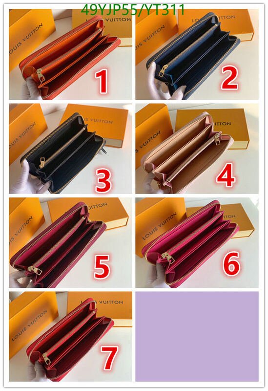 LV Bags-(4A)-Wallet-,Code: YT311,$ 64USD