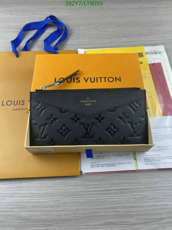LV Bags-(4A)-Wallet-,Code: LT9059,$ 51USD