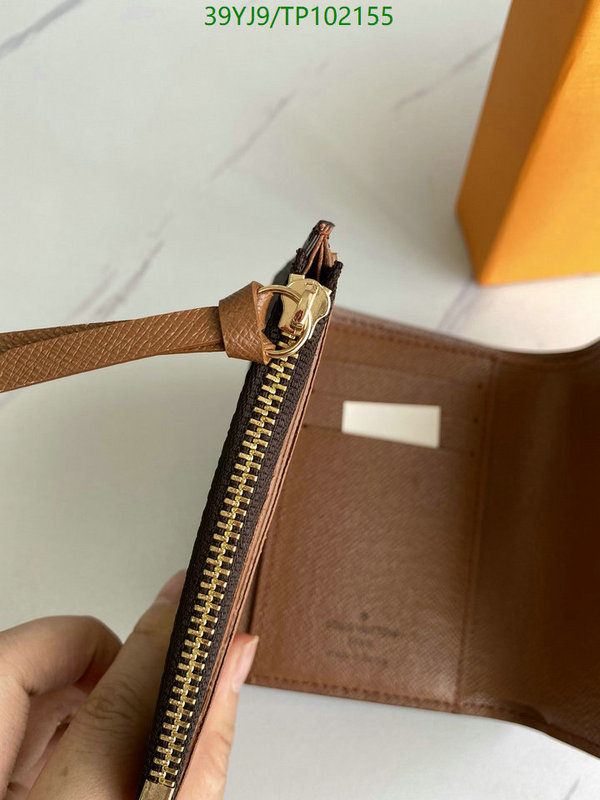 LV Bags-(4A)-Wallet-,Code: TP102155,$ 51USD