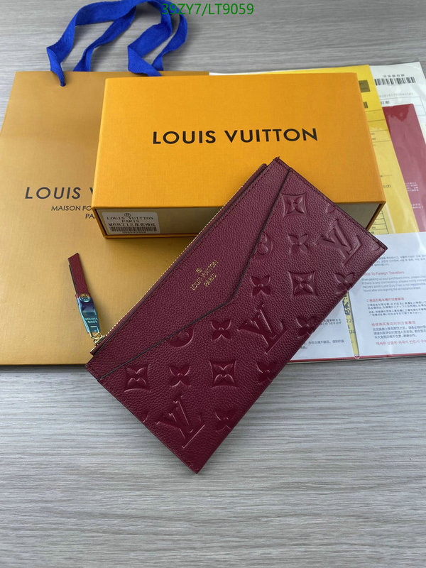LV Bags-(4A)-Wallet-,Code: LT9059,$ 51USD