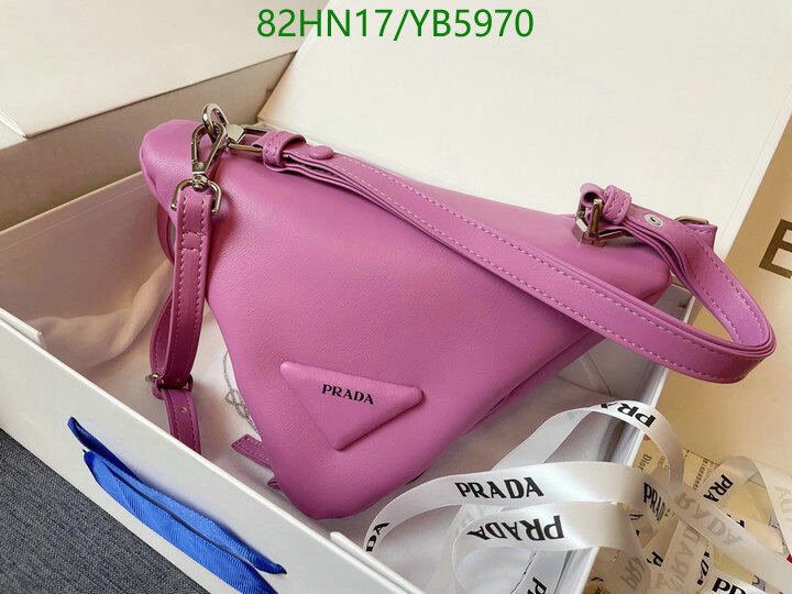 Prada Bag-(4A)-Triangle-,Code: YB5970,$ 107USD
