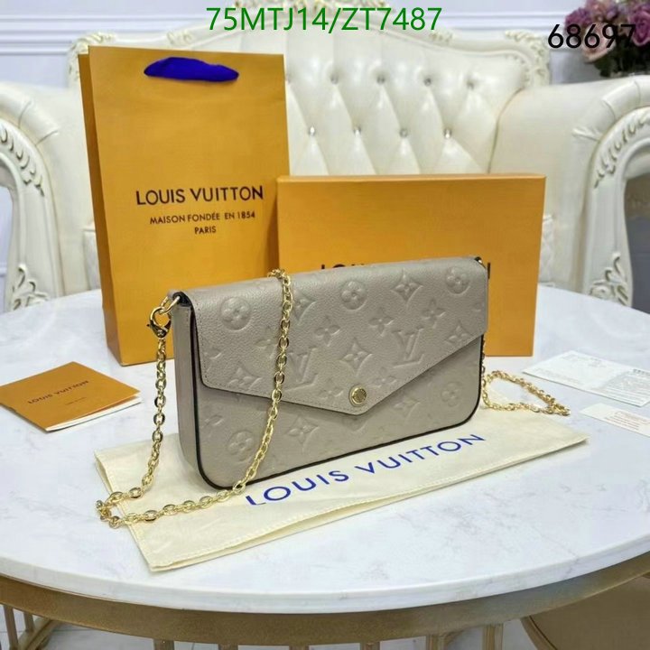 LV Bags-(4A)-Wallet-,Code: ZT7487,$ 98USD