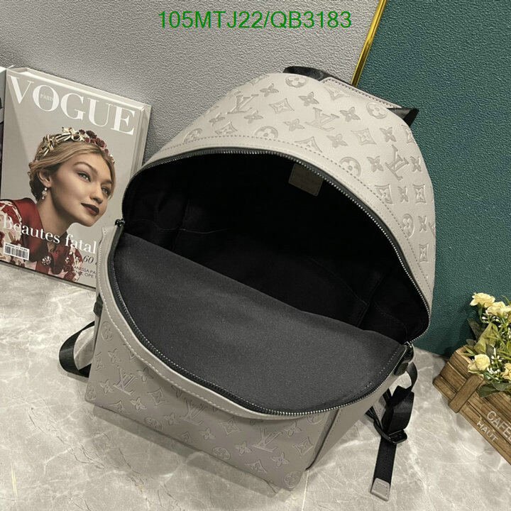 LV Bag-(4A)-Backpack- Code: QB3183 $ 137USD