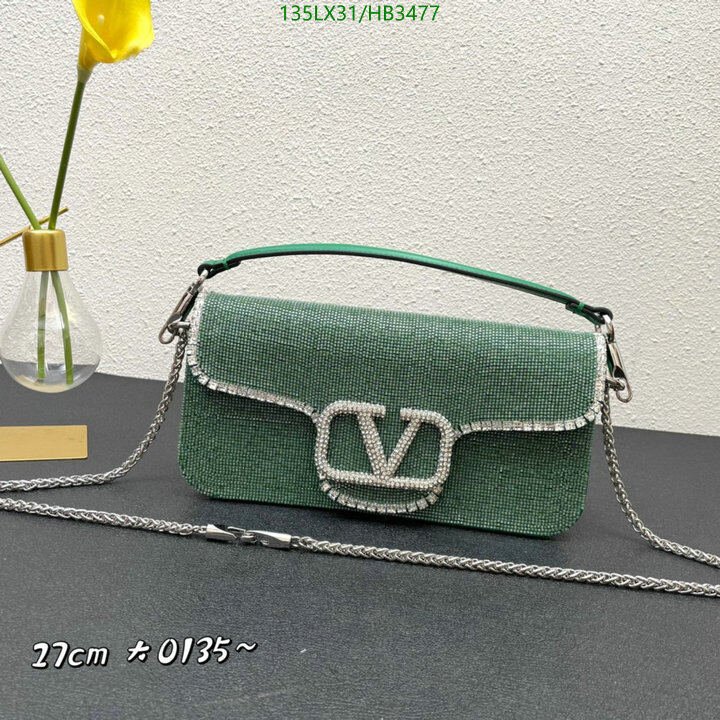 Valentino Bag-(4A)-LOC-V Logo ,Code: HB3477,$ 176USD