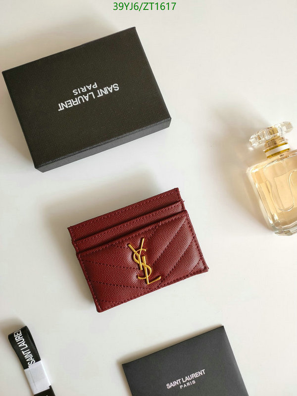 YSL Bag-(4A)-Wallet-,Code: ZT1617,$ 51USD