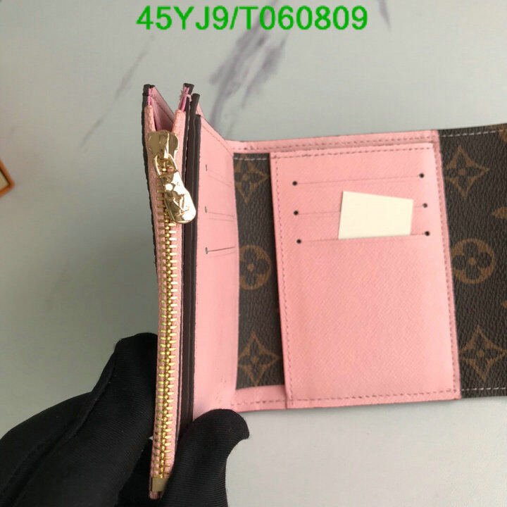 LV Bags-(4A)-Wallet-,Code: T060809,$ 59USD