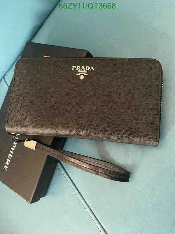 Prada Bag-(4A)-Wallet- Code: QT3668 $ 72USD