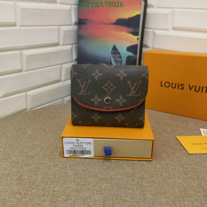 LV Bags-(4A)-Wallet-,Code: LT8026,$ 77USD