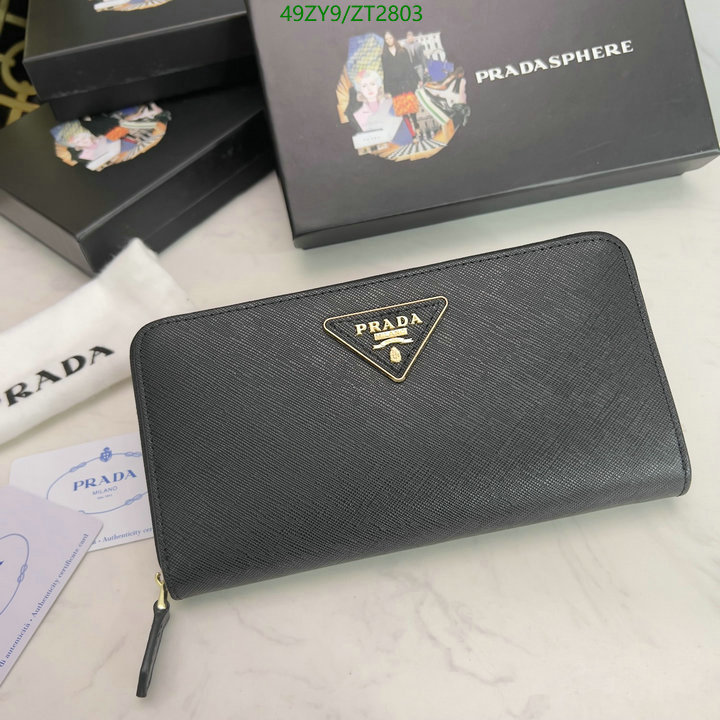 Prada Bag-(4A)-Wallet-,Code: ZT2803,$ 64USD