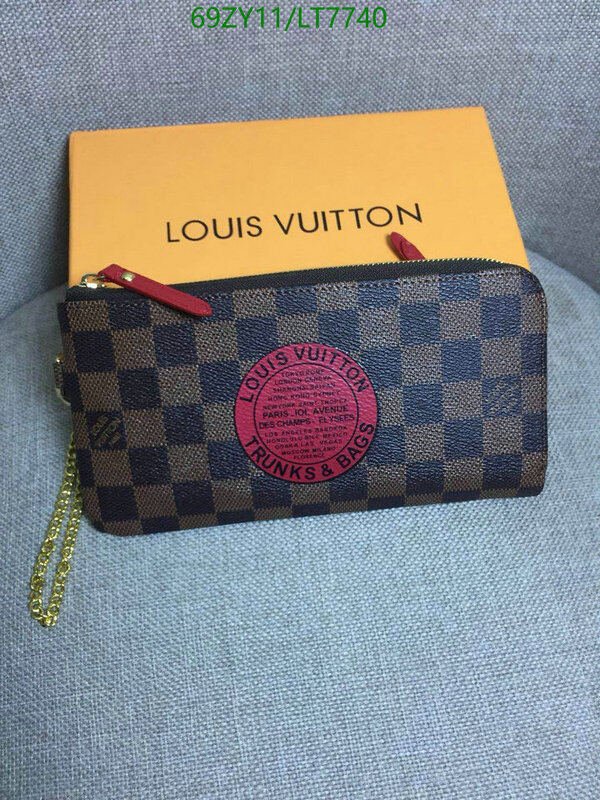 LV Bags-(4A)-Wallet-,Code: LT7740,$ 90USD