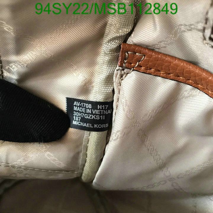 Michael Kors Bag-(4A)-Backpack-,Code: MSB112849,$ 123USD