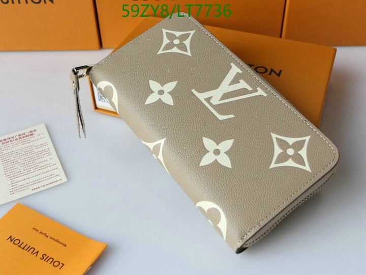 LV Bags-(4A)-Wallet-,Code: LT7736,$ 77USD