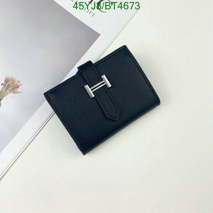 Hermes Bag-(4A)-Wallet- Code: BT4673 $ 59USD