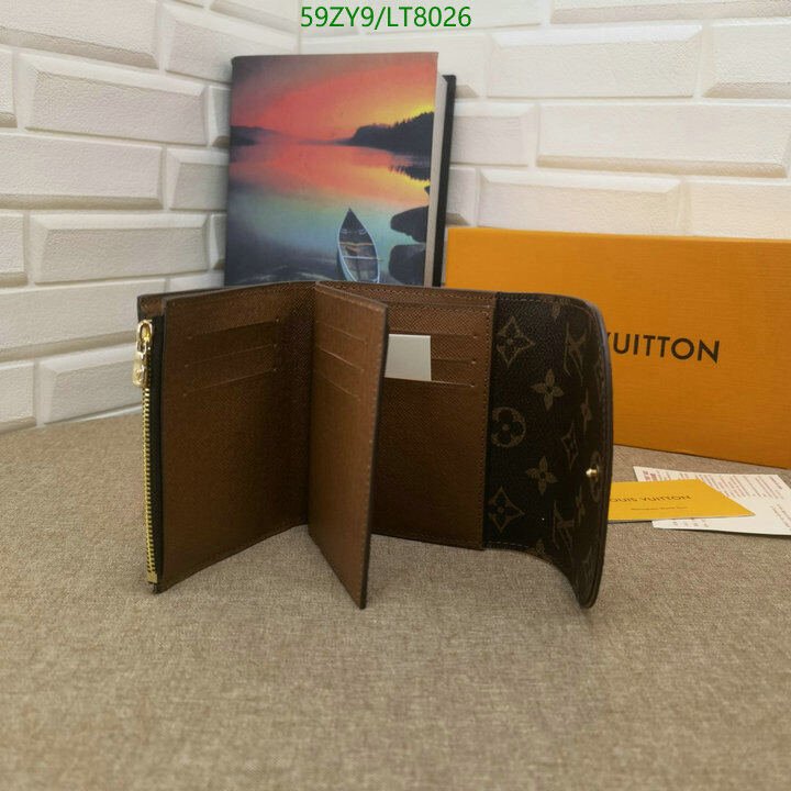 LV Bags-(4A)-Wallet-,Code: LT8026,$ 77USD