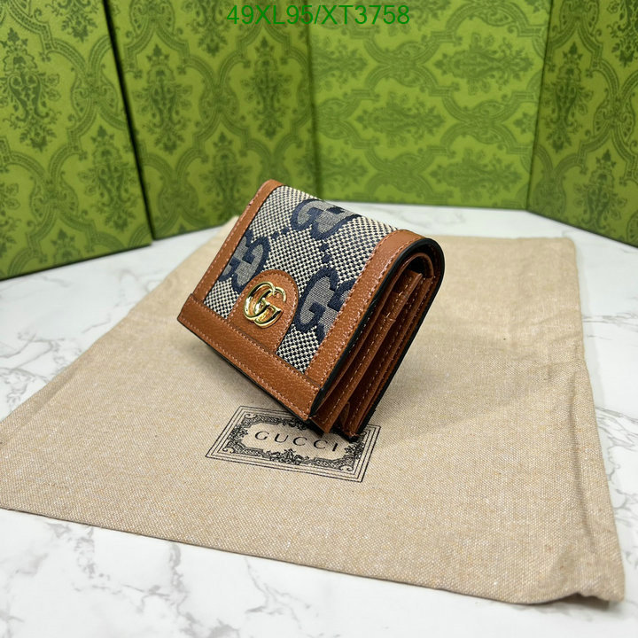 Gucci Bag-(4A)-Wallet-,Code: XT3758,$ 64USD