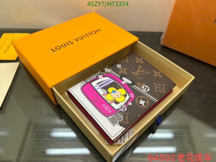 LV Bags-(4A)-Wallet-,Code: HT3374,$ 59USD