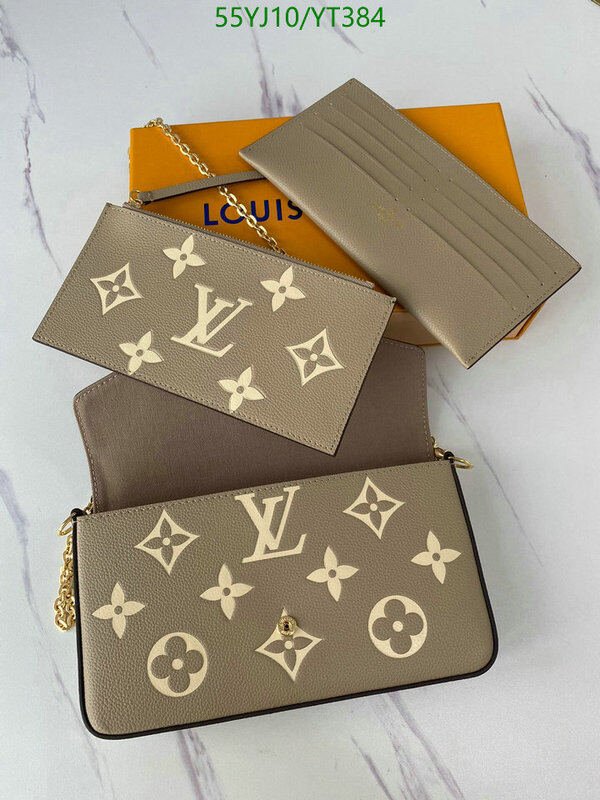 LV Bags-(4A)-Wallet-,Code: YT384,$ 72USD
