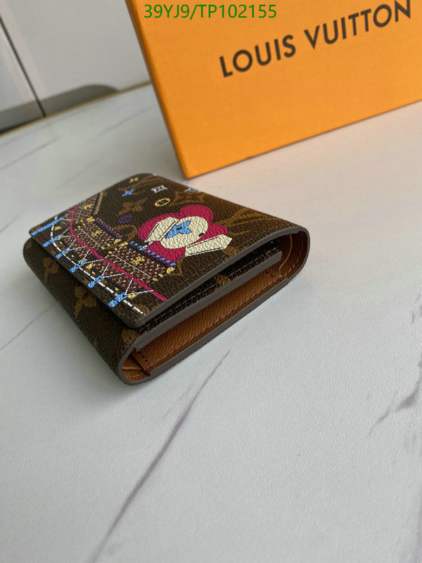 LV Bags-(4A)-Wallet-,Code: TP102155,$ 51USD