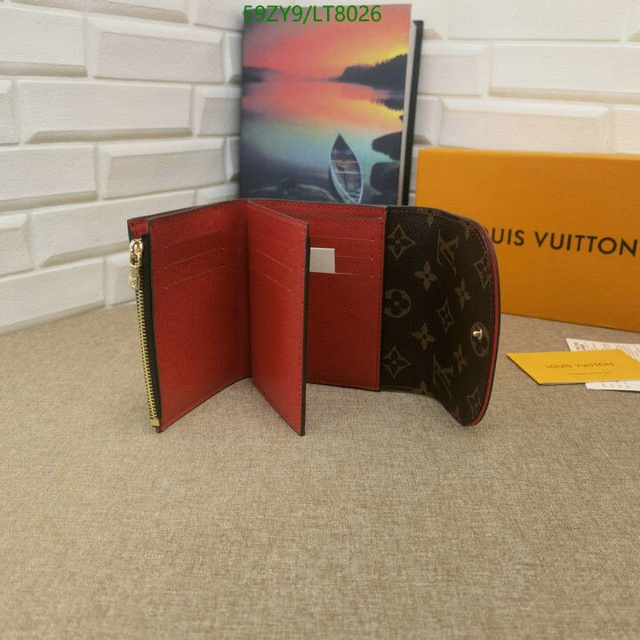 LV Bags-(4A)-Wallet-,Code: LT8026,$ 77USD