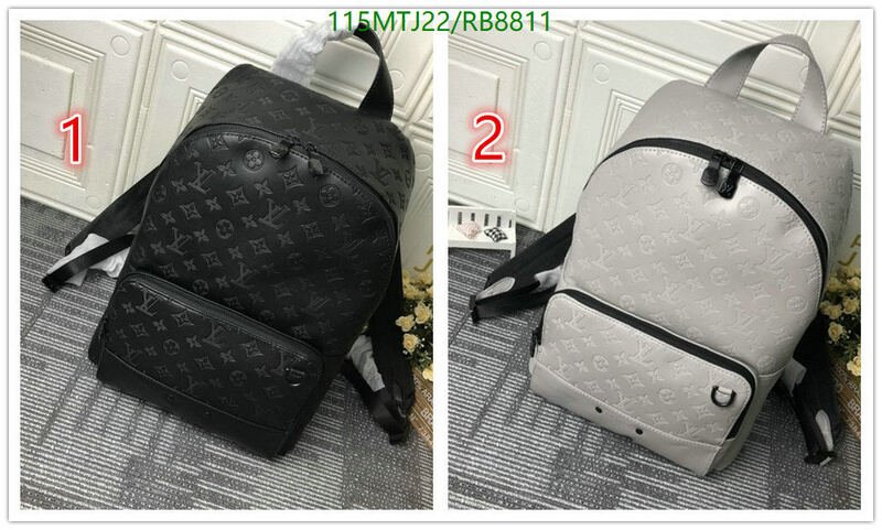 LV Bag-(4A)-Backpack- Code: RB8811 $ 150USD