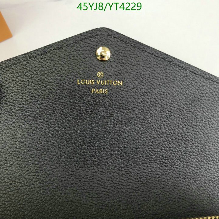 LV Bags-(4A)-Wallet-,Code: YT4229,$ 59USD