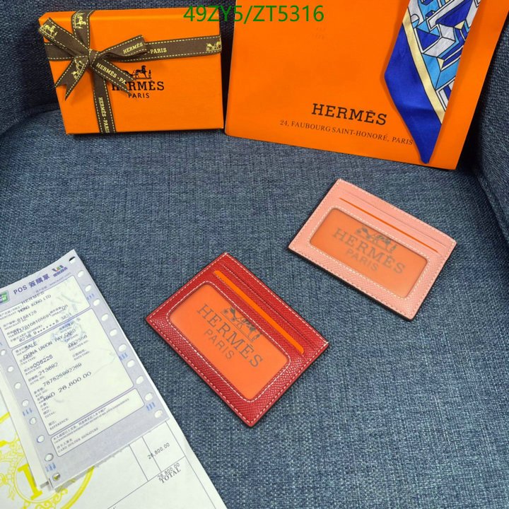 Hermes Bag-(4A)-Wallet-,Code: ZT5316,$ 64USD