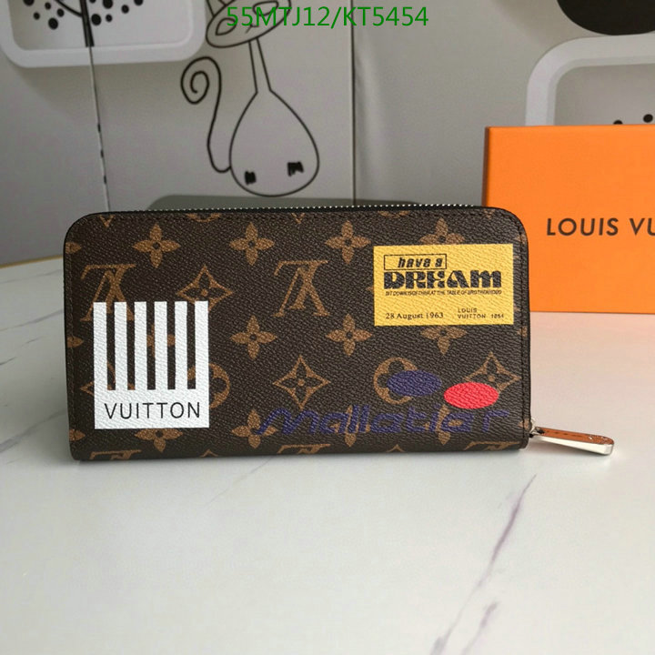 LV Bags-(4A)-Wallet-,Code: KT5454,$ 72USD