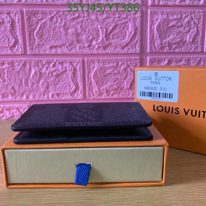 LV Bags-(4A)-Wallet-,Code: YT386,$ 46USD