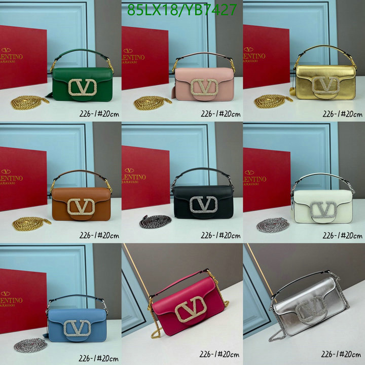 Valentino Bag-(4A)-LOC-V Logo ,Code: YB7427,$ 111USD