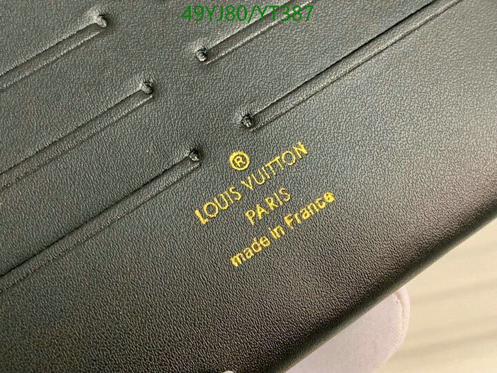 LV Bags-(4A)-Wallet-,Code: YT387,$ 64USD