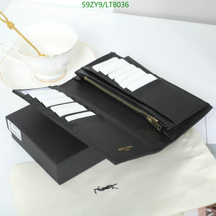 YSL Bag-(4A)-Wallet-,Code: LT8036,$ 77USD
