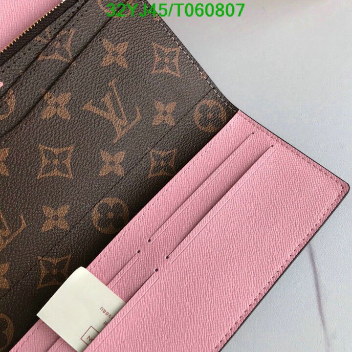 LV Bags-(4A)-Wallet-,Code: T060807,$ 42USD