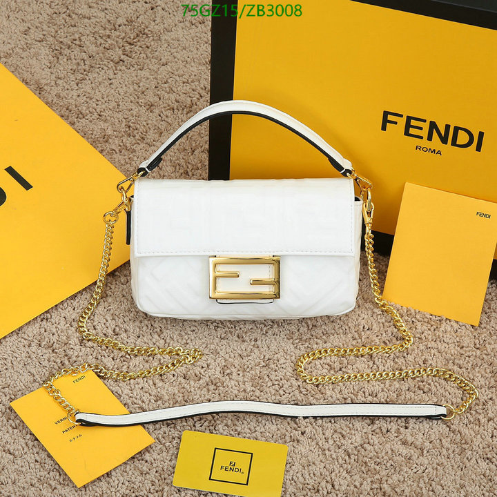 Fendi Bag-(4A)-Baguette-,Code: ZB3008,$ 98USD