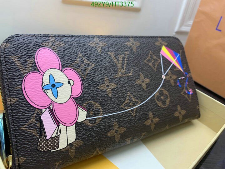 LV Bags-(4A)-Wallet-,Code: HT3375,$ 64USD