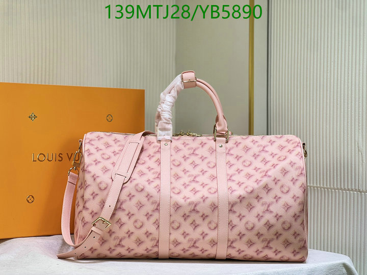 LV Bags-(4A)-Keepall BandouliRe 45-50-,Code: YB5890,$ 181USD