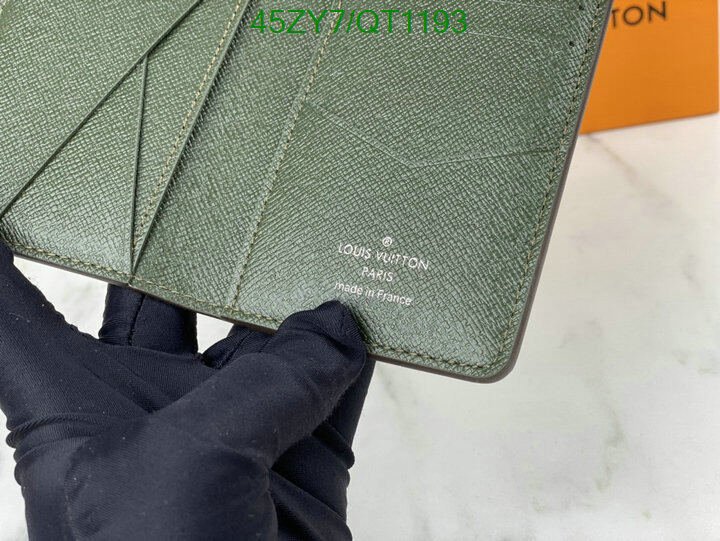 LV Bag-(4A)-Wallet- Code: QT1193 $ 59USD