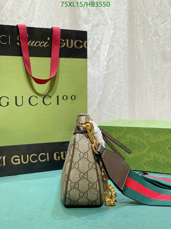 Gucci Bag-(4A)-Diagonal-,Code: HB3550,$ 98USD