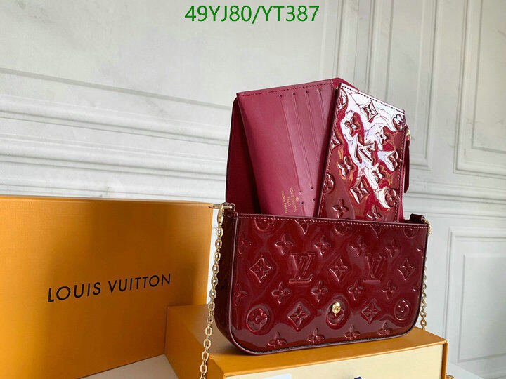 LV Bags-(4A)-Wallet-,Code: YT387,$ 64USD