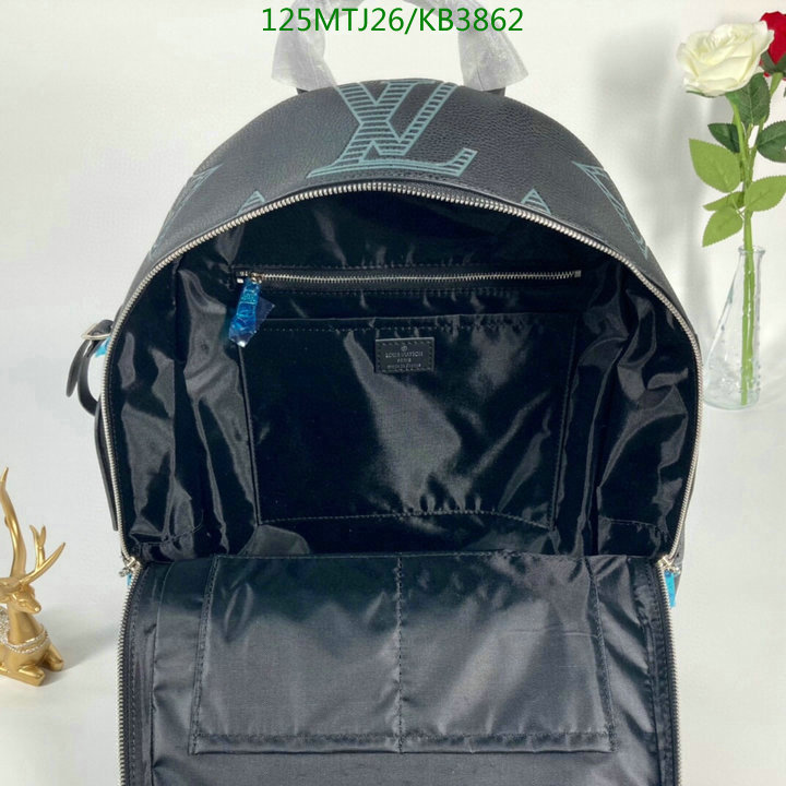 LV Bags-(4A)-Backpack-,Code: KB3862,$ 163USD