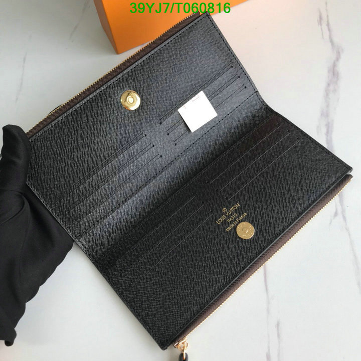 LV Bags-(4A)-Wallet-,Code: T060816,$ 51USD