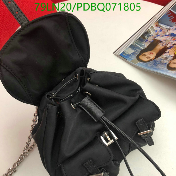 Prada Bag-(4A)-Backpack-,Code:PDBQ071805,$ 155USD